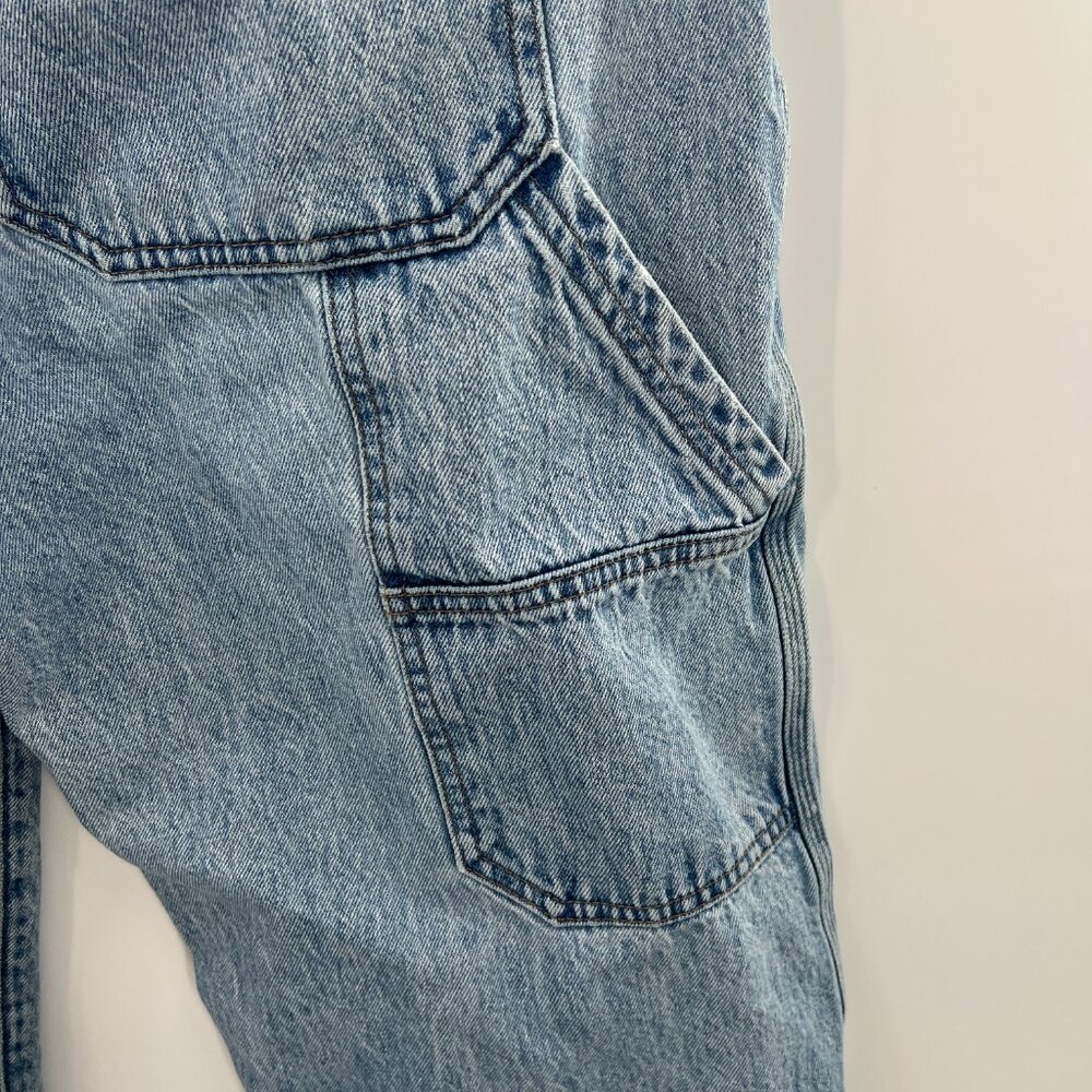 Madewell low slung straight carpenter jeans light wash 90s retro workwear 31 - Picture 5 of 15